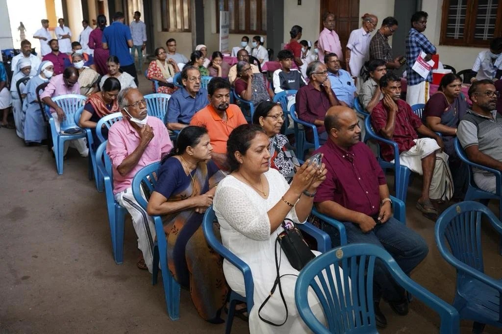 Community attendees at the FutureBright cardiology camp