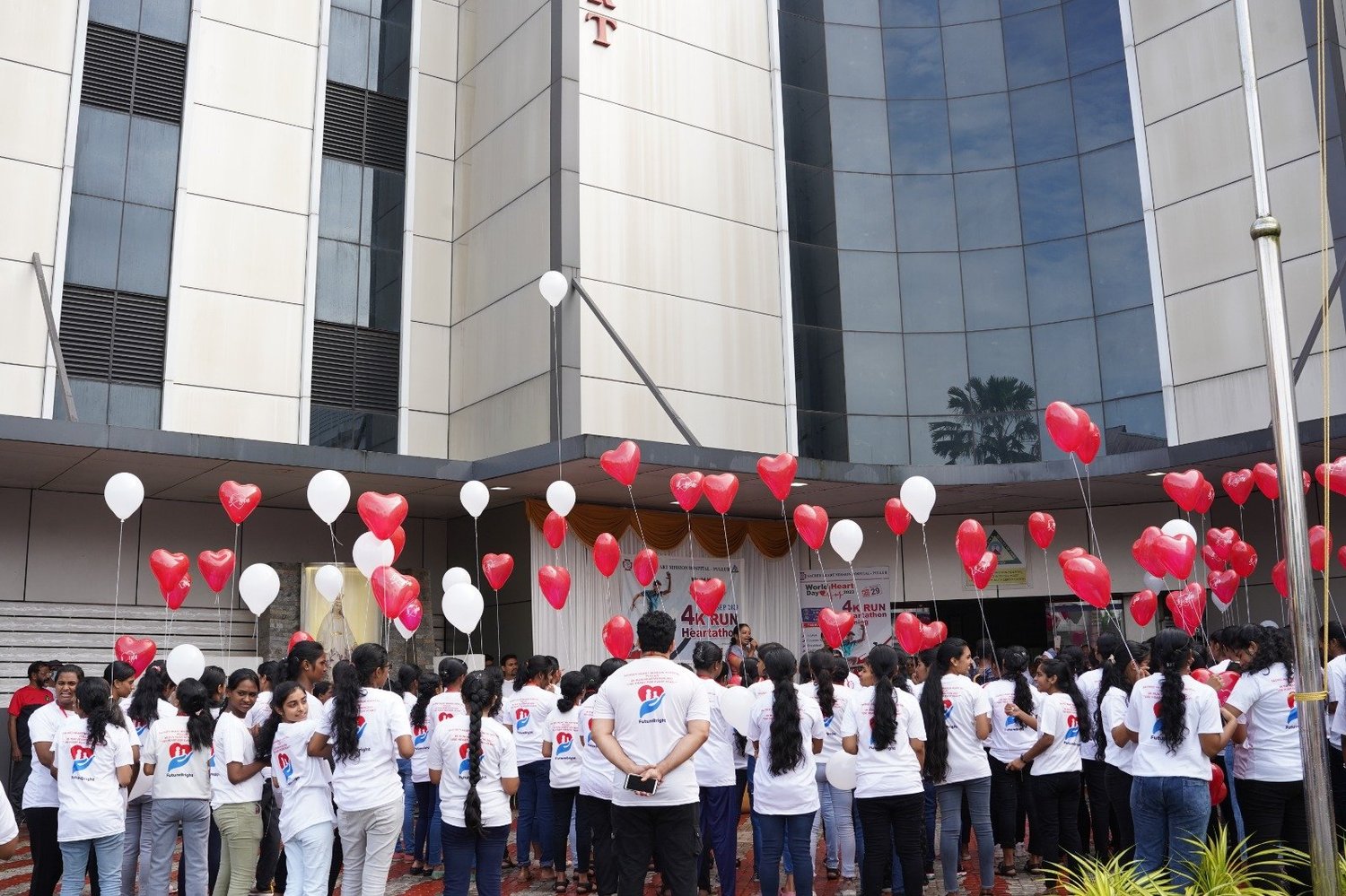 Runners at the 4K Heartathon for World Heart Day